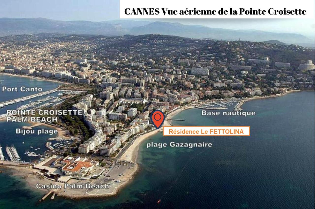 Апартаменты Fettolina Palm Beach, Location Cannes Front De Mer Et Plage Экстерьер фото